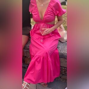 Zara Fuchsia Maxi Dress